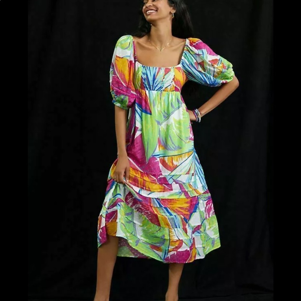 Farm Rio light weight midi dress